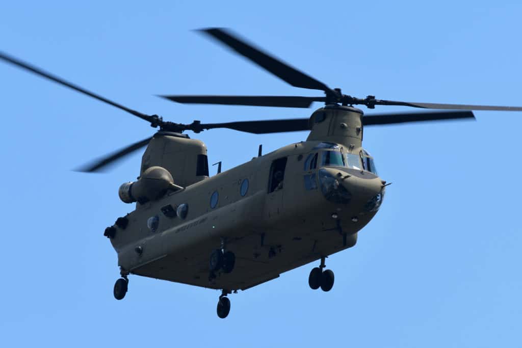 CH-47F Chinook Helicopter